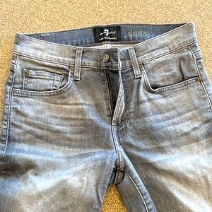 7 For All Mankind, denim jeans, Slimmy style
